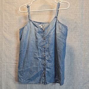 ♥️Sonoma Strappy Denim Tank Top